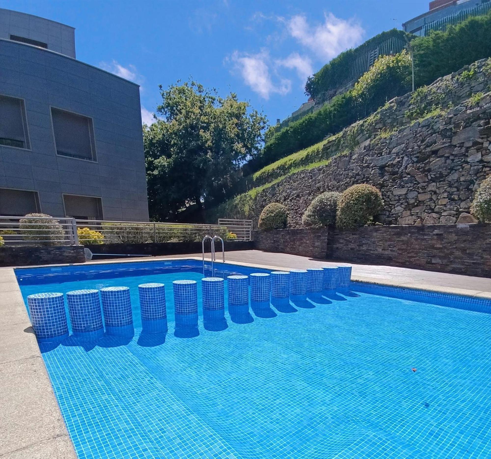 Апартаменты Atico Chill-Out De Lujo Con Piscina Y Parking Gratis Виго Экстерьер фото