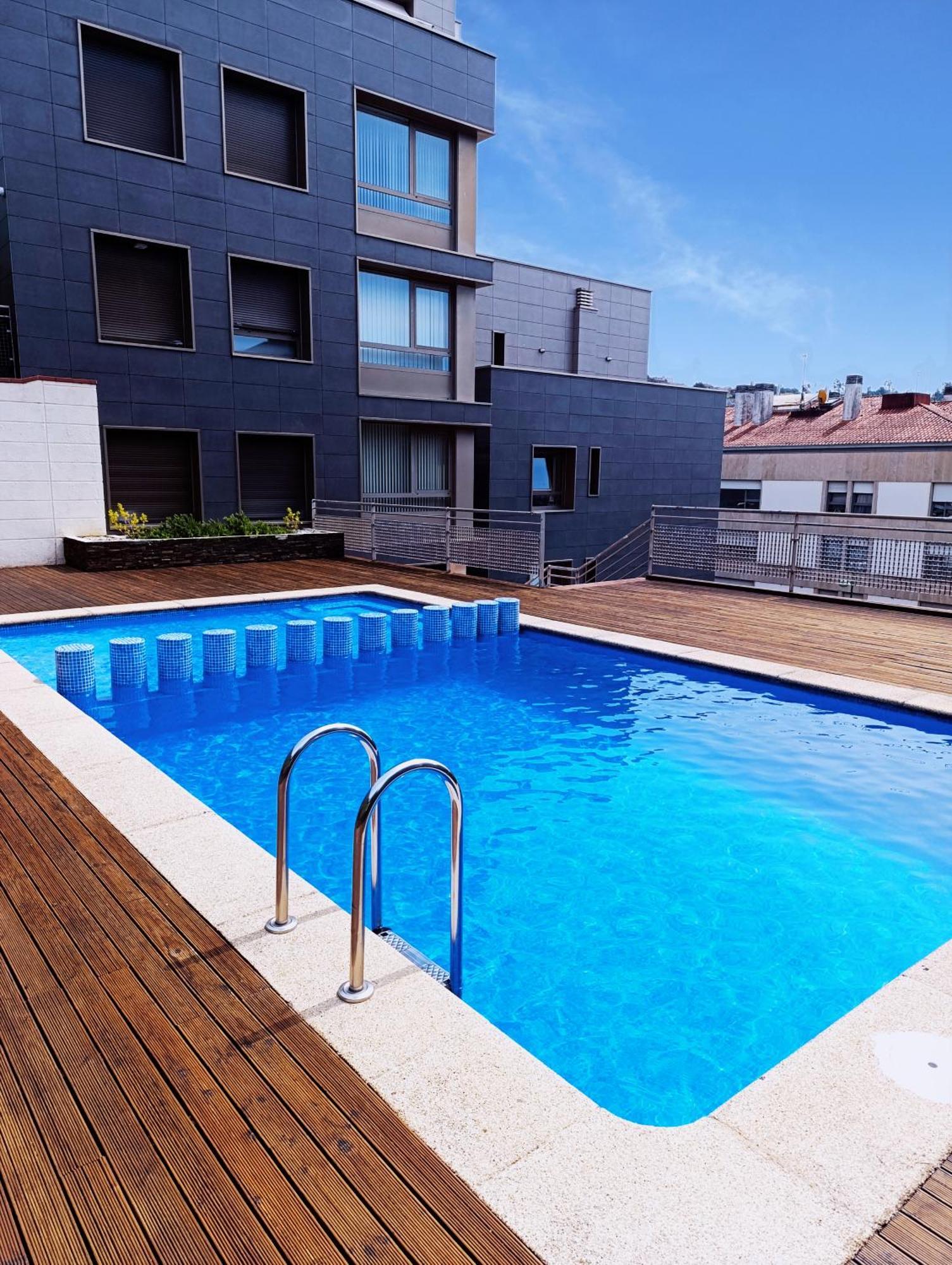Апартаменты Atico Chill-Out De Lujo Con Piscina Y Parking Gratis Виго Экстерьер фото